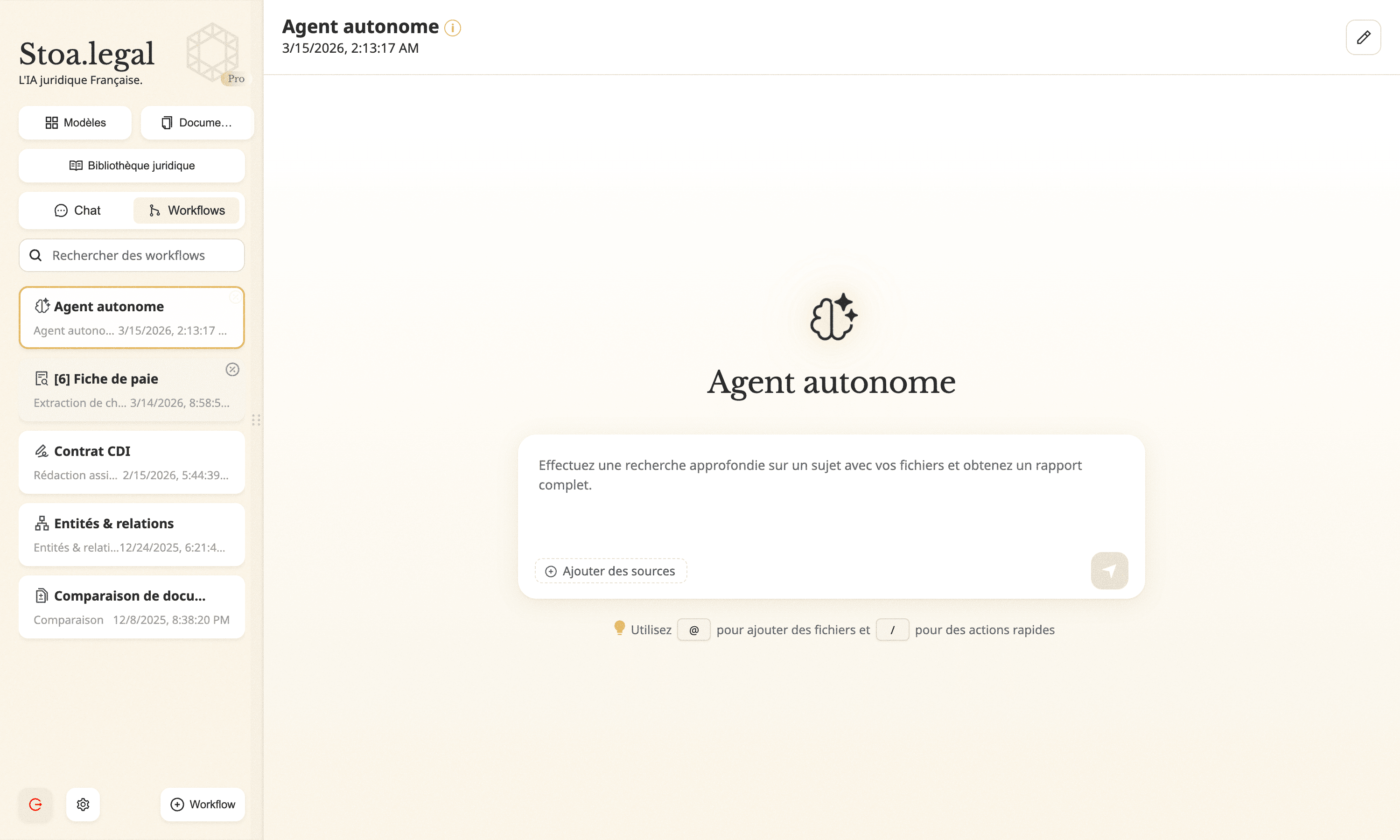 Agent autonome